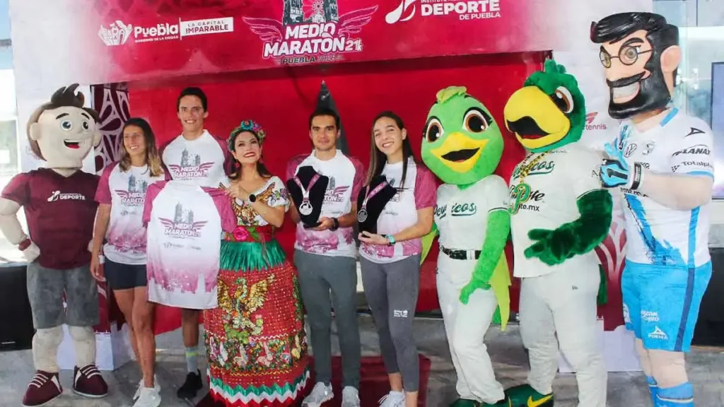 Recorrido del Medio Maratón Puebla 2025 mostrará el nuevo rostro de la ciudad