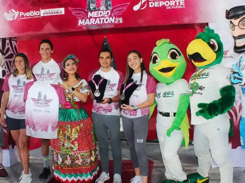 Recorrido del Medio Maratón Puebla 2025 mostrará el nuevo rostro de la ciudad