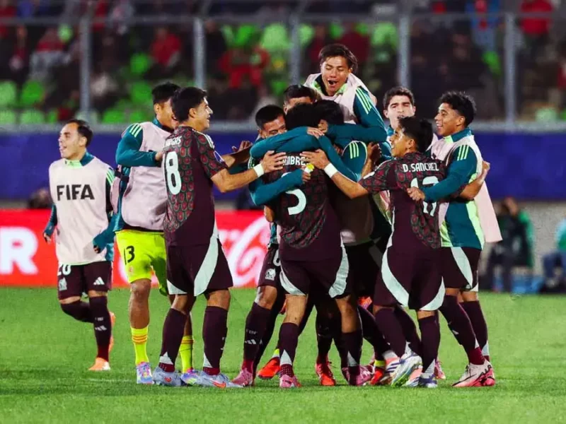 México golea 4-1 a Chile y clasifica a los cuartos de final del Mundial Sub-20