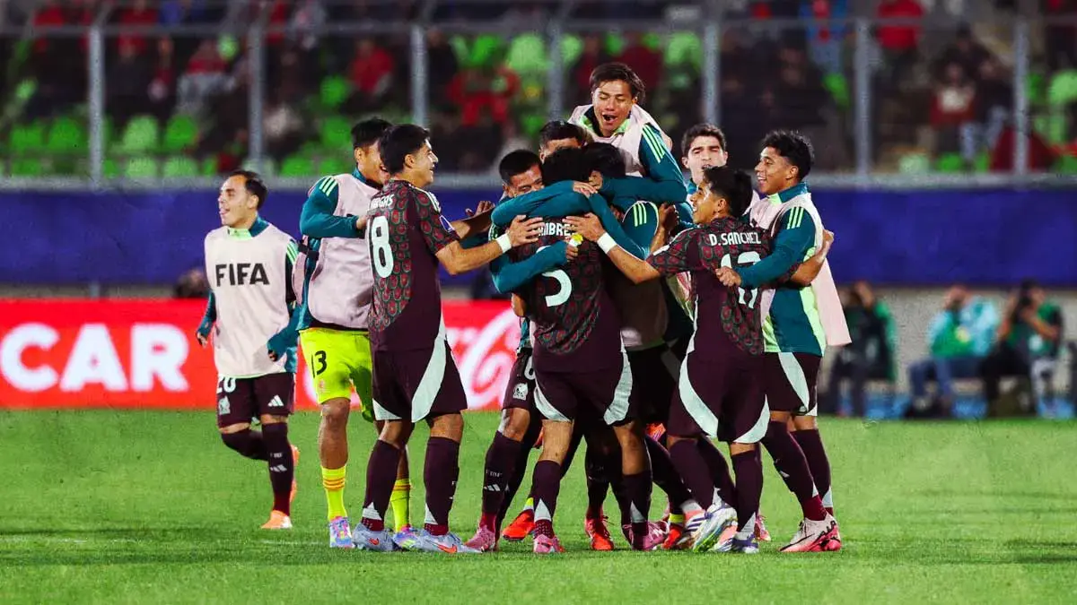 México golea 4-1 a Chile y clasifica a los cuartos de final del Mundial Sub-20