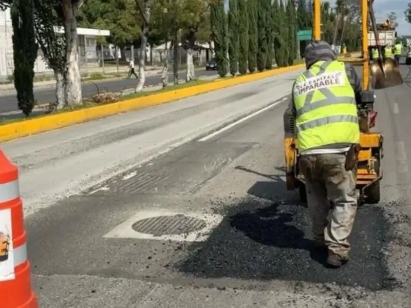 Campaña Capitalina Bacheando Puebla: favorece la movilidad en la capital