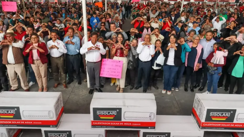 2 mil familias cholultecas beneficiadas con el programa de calentadores solares gratuitos