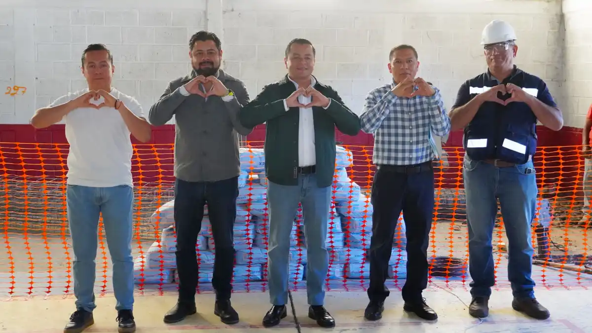 Inicia dignificación de la unidad deportiva “Ángeles Blancos” con obra comunitaria del gobierno del estado