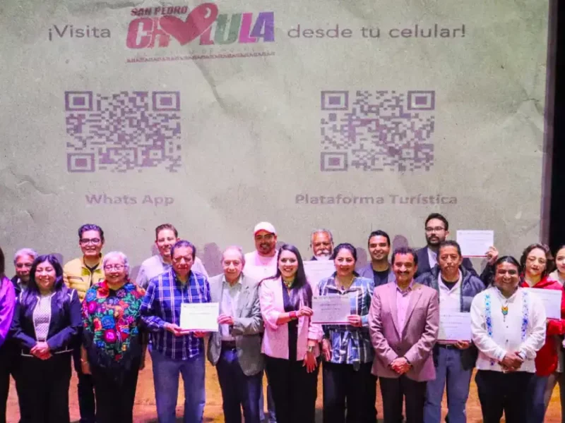 Presenta Tonantzin Fernández la plataforma digital visitcholula.mx