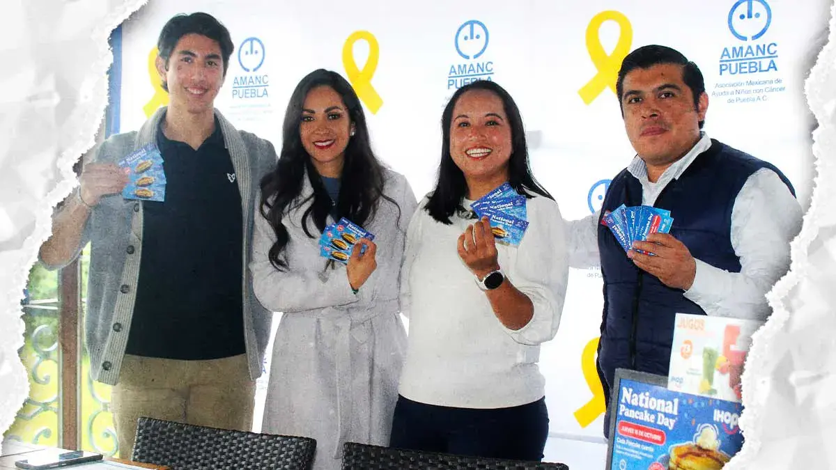 IHOP y Amanc Puebla unen esfuerzos por niños con cáncer en el National Pancake Day