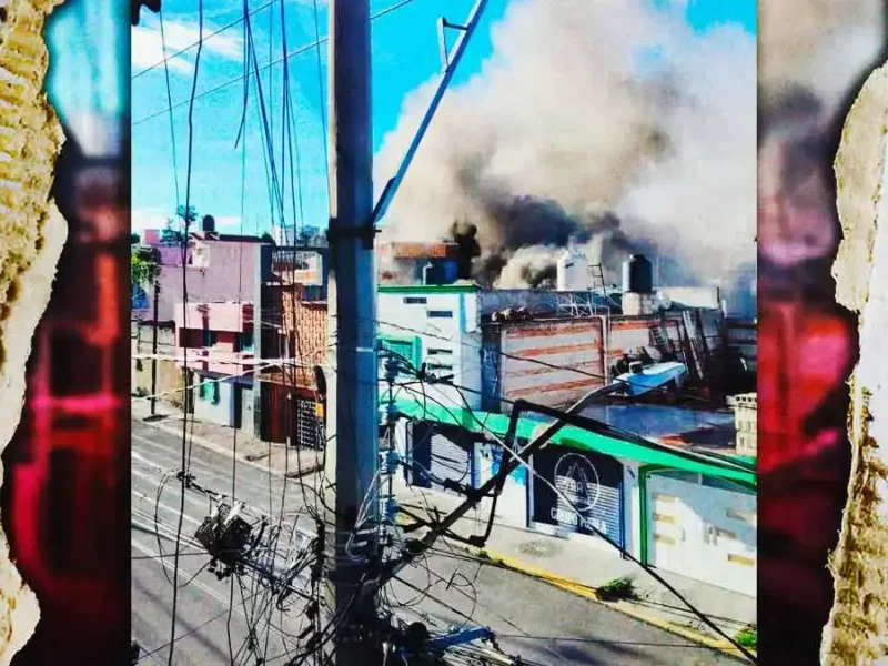 Incendio en “La Cantinita" dejó una víctima calcinada en Aquiles Serdán, Puebla