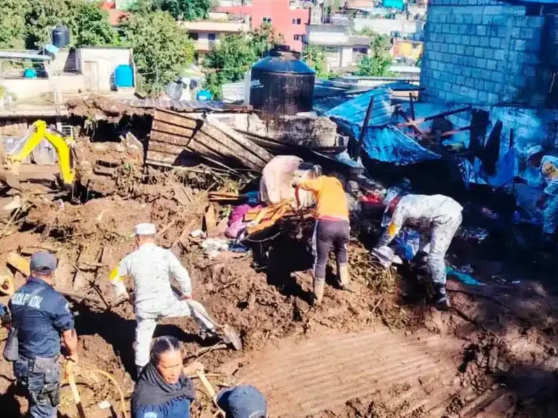 Sube a 12 el número de muertos y 11 desaparecidos en la Sierra Norte de Puebla