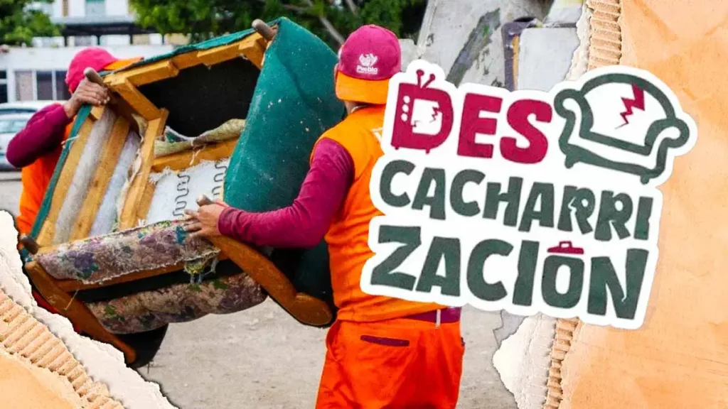 Ayuntamiento de Puebla retiró cinco mil muebles y electrodomésticos de vía pública para evitar inundaciones