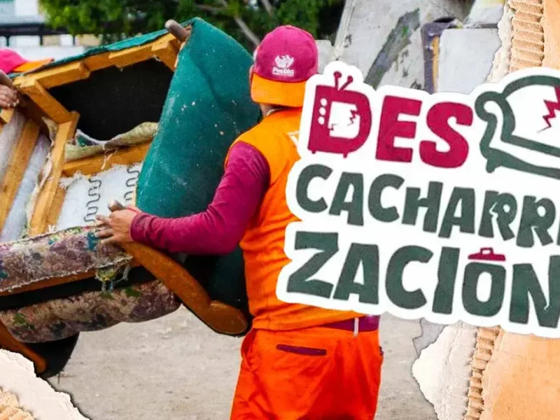 Ayuntamiento de Puebla retiró cinco mil muebles y electrodomésticos de vía pública para evitar inundaciones