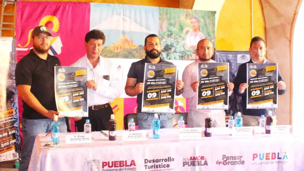 Presentan en Libres el Reto Gigante Bike, rodada con causa a favor de la reforestación