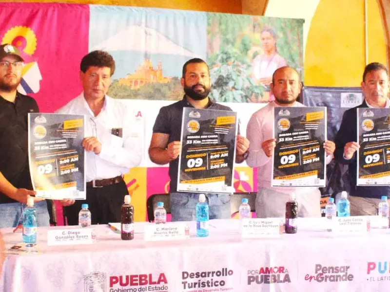 Presentan en Libres el Reto Gigante Bike, rodada con causa a favor de la reforestación