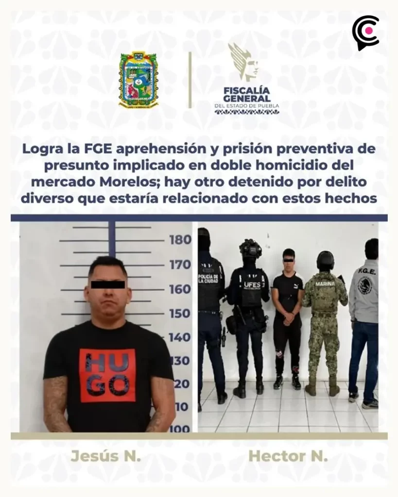 Detienen a implicado en homicidio de emplayados del Centro Histórico vinculados a “El Fede”