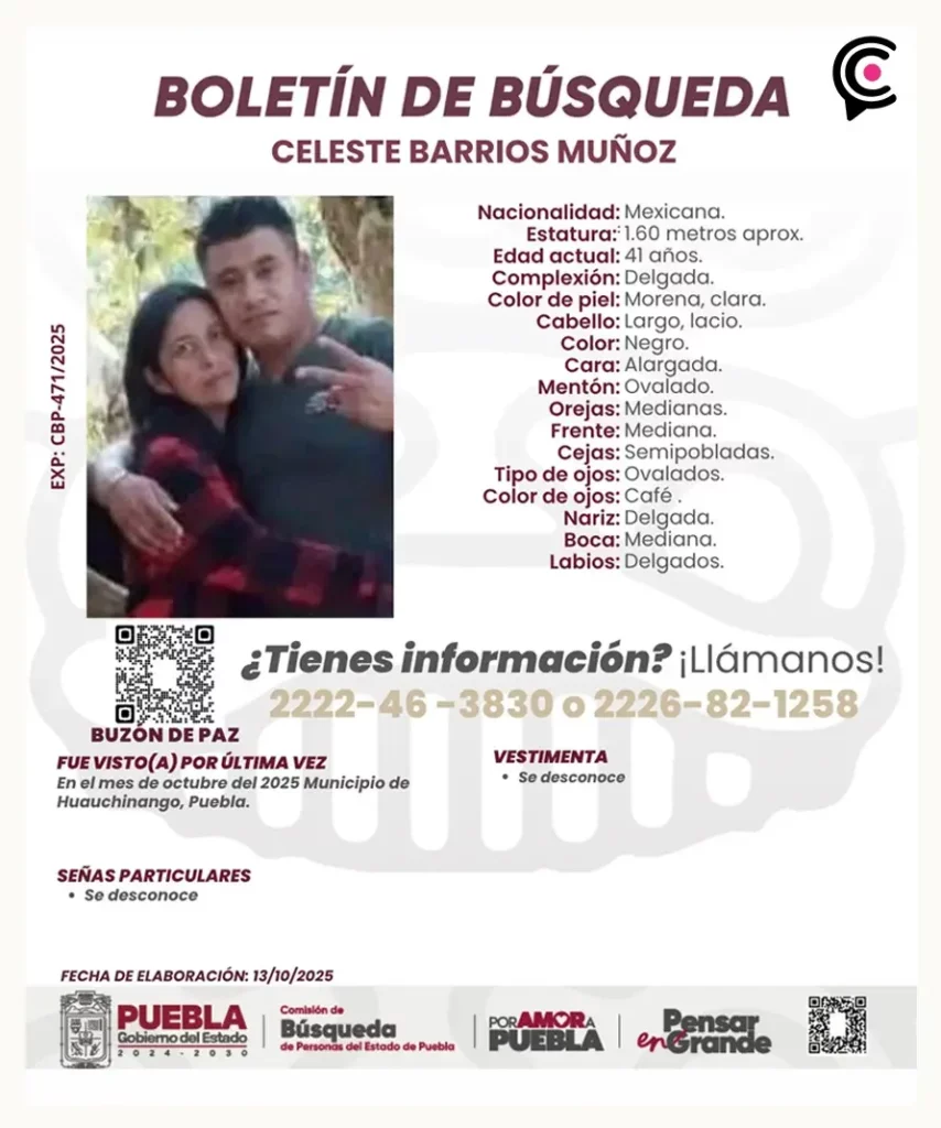 Ficha de Celeste Barrios.