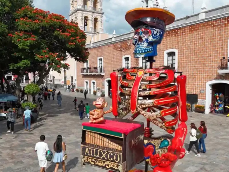 “La Catrina del Organillero”: Un tributo a la música y la tradición en el Valle de Catrinas