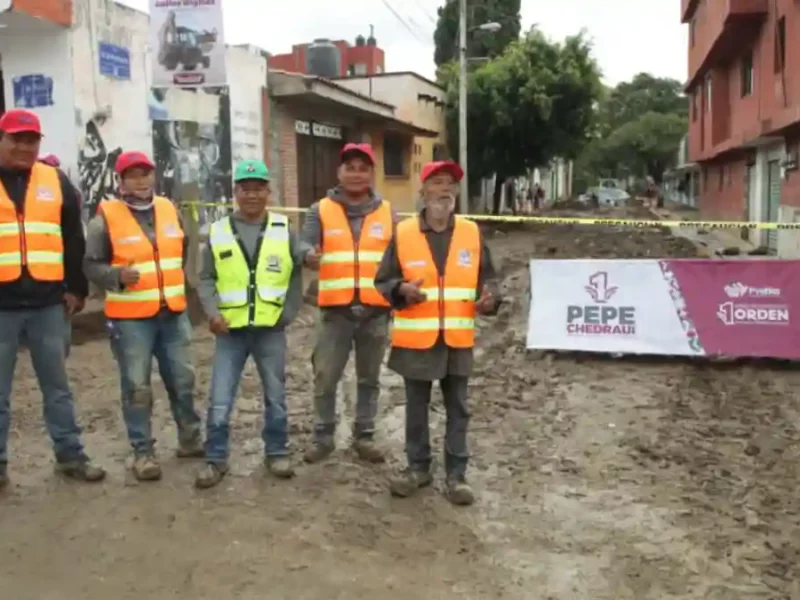 Arranca Pepe Chedraui trabajos de pavimentación en la colonia San José Los Cerritos