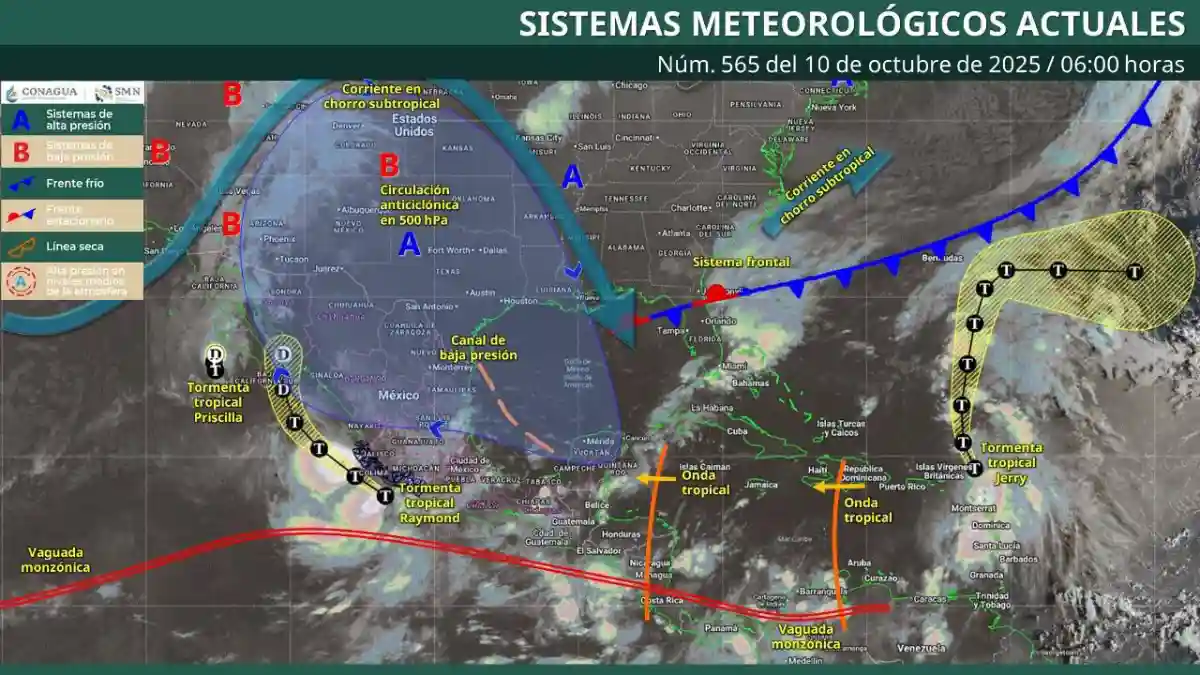 Se pronostican lluvias fuertes y rachas de viento, tome precauciones: Gobierno de la Ciudad