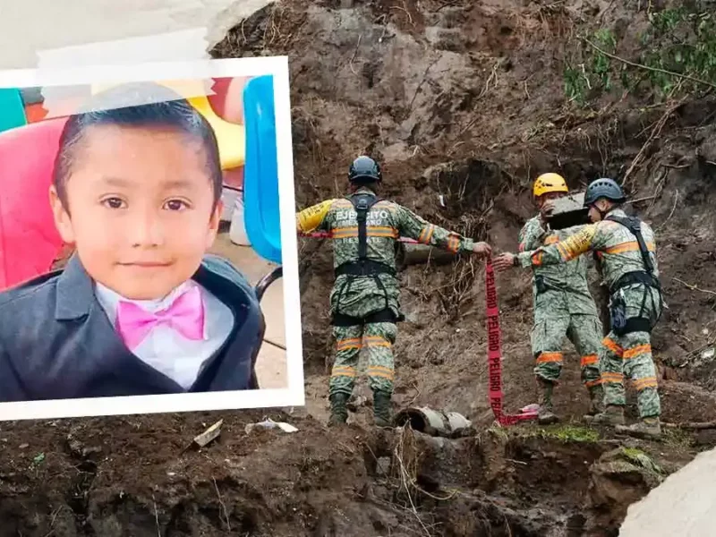 Liam Tadeo, de 6 años, cumple una semana desaparecido tras las lluvias en Huauchinango, Puebla