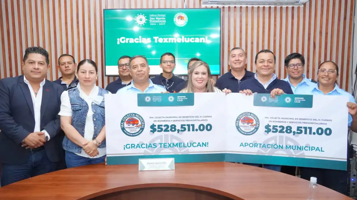 Recauda más de un millón de pesos la primera colecta municipal a favor de Bomberos y Servicios Prehospitalarios