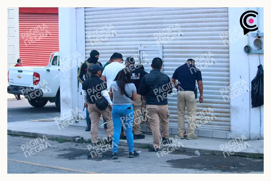 Fiscalía de Puebla cateó locales de la 46 Poniente; aseguró autopartes robadas