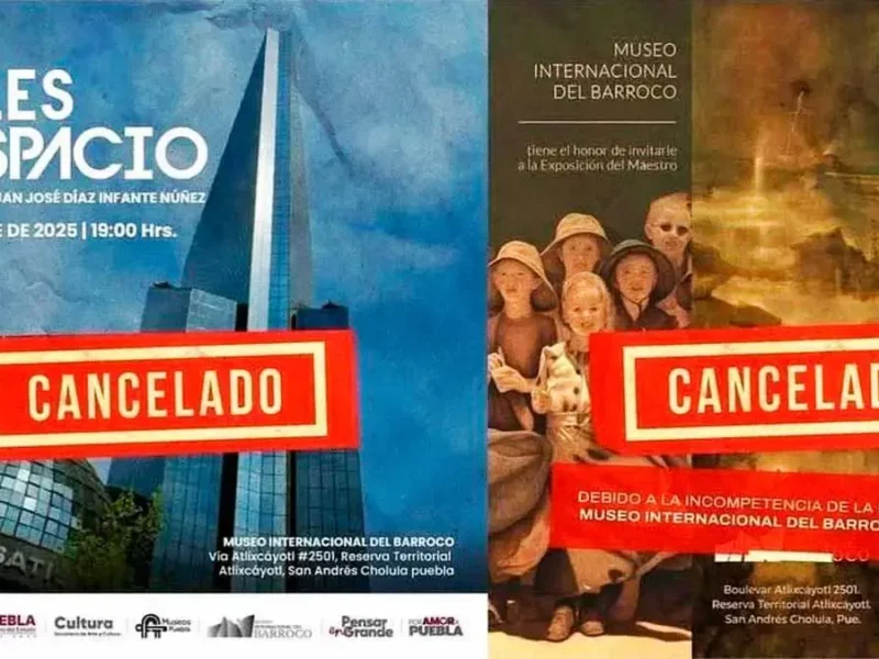 Cancelan exposición de Santiago Carbonell en Museo Barroco por falta de recursos económicos