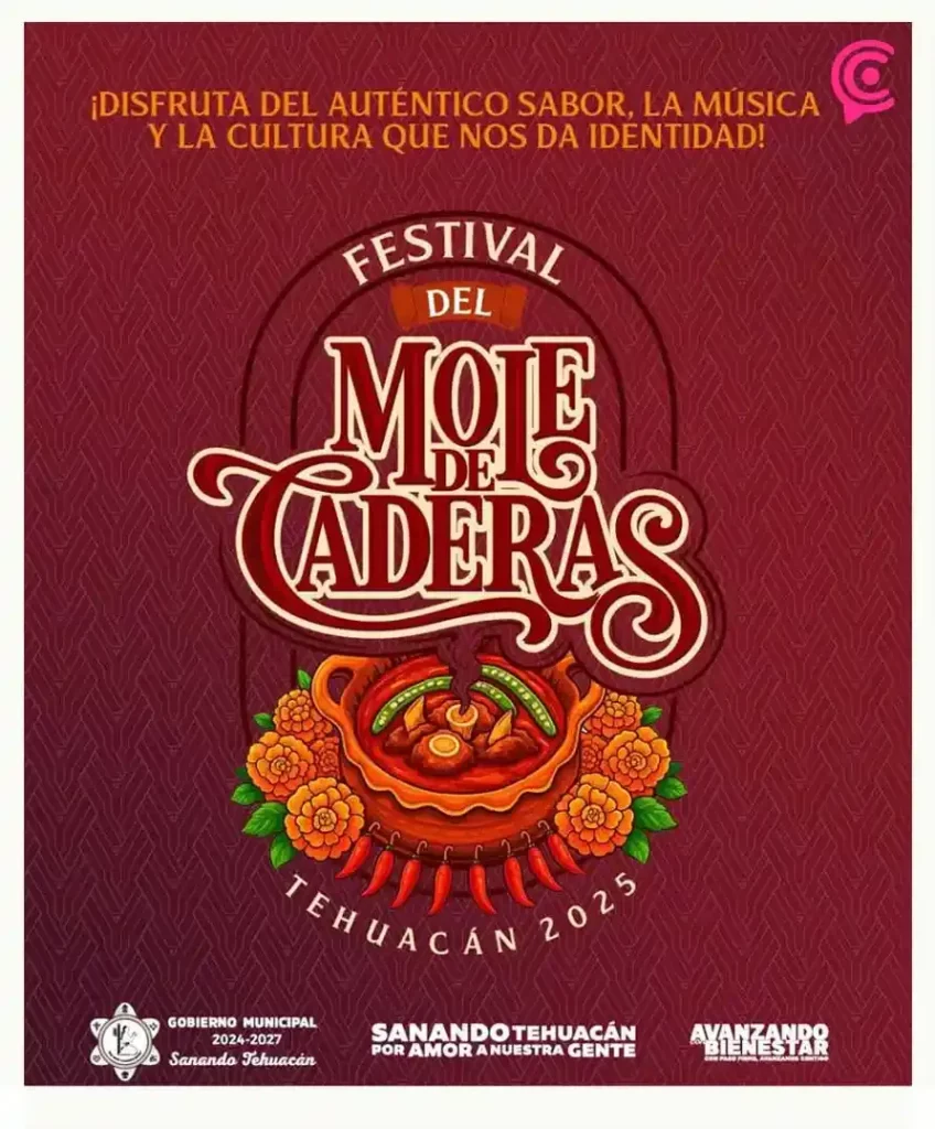 Los Ángeles Azules encabezarán el Festival de Mole de Caderas 2025 en Tehuacán