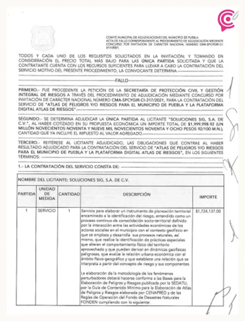 Pese a inversión, Claudia Rivera y Eduardo Rivera no actualizaron Atlas de Riesgo de Puebla