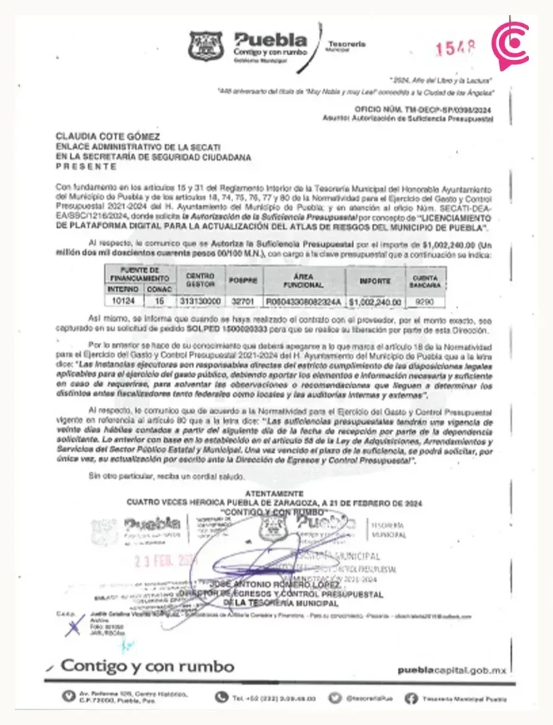 Pese a inversión, Claudia Rivera y Eduardo Rivera no actualizaron Atlas de Riesgo de Puebla