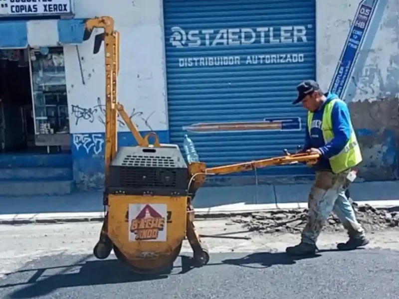 Campaña Bacheando Puebla: mejora los tiempos de traslado en la capital