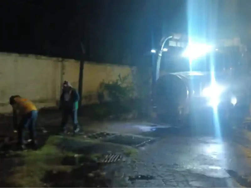 Gobierno de la Ciudad y Agua de Puebla trabajan en la atención inmediata y coordinación efectiva tras lluvias en la capital poblana