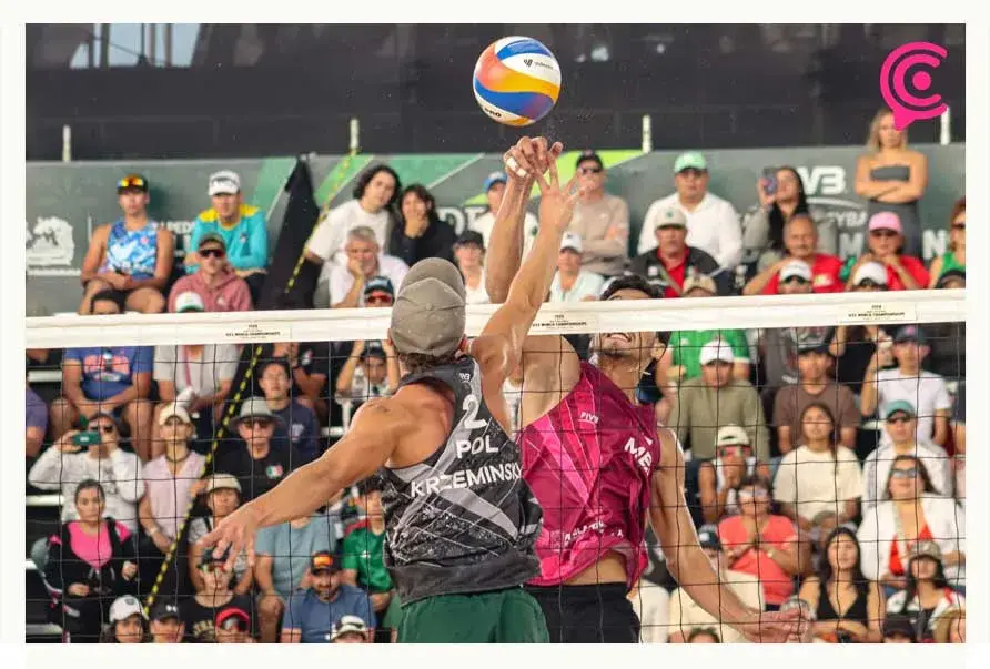 Mexicanos Inés Vargas y Carlos Ayala ganan bronce en el Mundial Sub 21 de Voleibol Playero