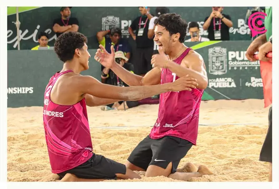 Mexicanos Inés Vargas y Carlos Ayala ganan bronce en el Mundial Sub 21 de Voleibol Playero