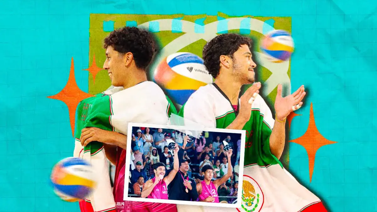 Mexicanos Inés Vargas y Carlos Ayala ganan bronce en el Mundial Sub 21 de Voleibol Playero
