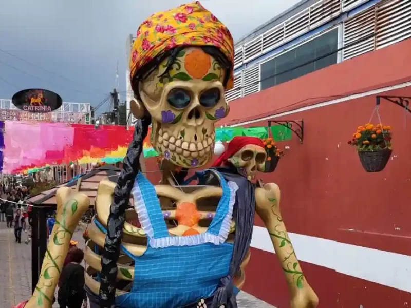 “La Catrina, la Marchanta Madre Agricultora”: homenaje a las mujeres del campo en el Festival Internacional Valle de Catrinas
