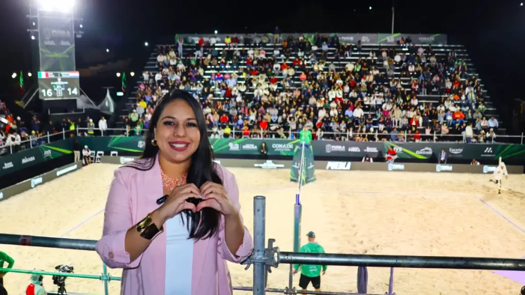 “El Mundial de Voleibol en San Pedro Cholula incentiva a los jóvenes a incursionar en el deporte profesional”: Tonantzin Fernández