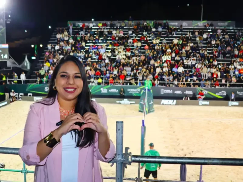 “El Mundial de Voleibol en San Pedro Cholula incentiva a los jóvenes a incursionar en el deporte profesional”: Tonantzin Fernández