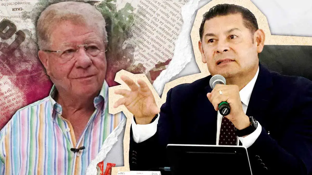 Alejandro Armenta reta a Carlos Alazraki a visitar zonas afectadas de Sierra Norte de Puebla