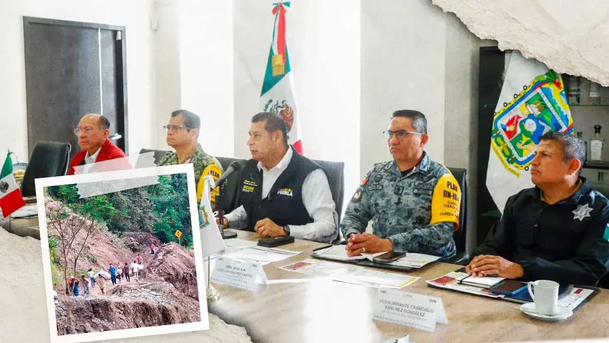 Gobierno de Puebla reporta dos comunidades de la Sierra Norte que permanecen incomunicadas tras lluvias