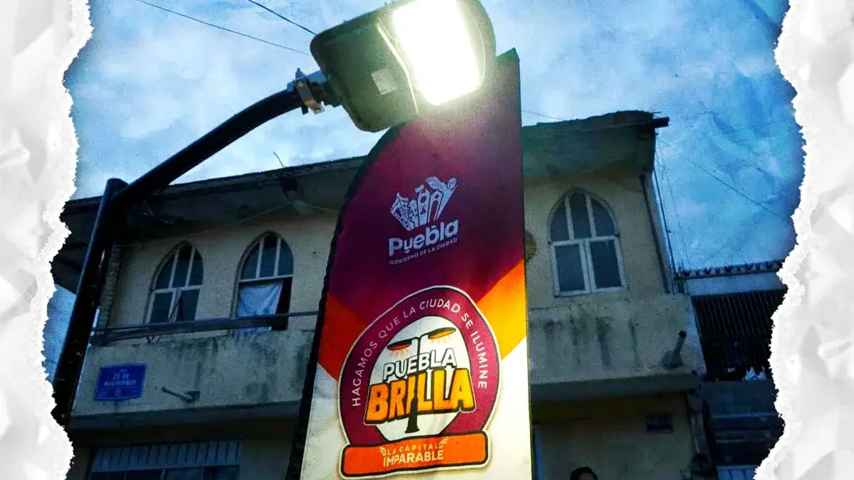 Más de 2 mil poblanos usan “Puebla Brilla” para reportar alumbrado público