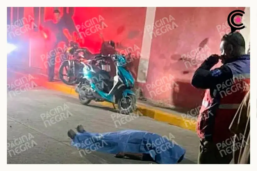 Motociclista murió por derrape en Huejotzingo, Puebla; manejaba una motoneta