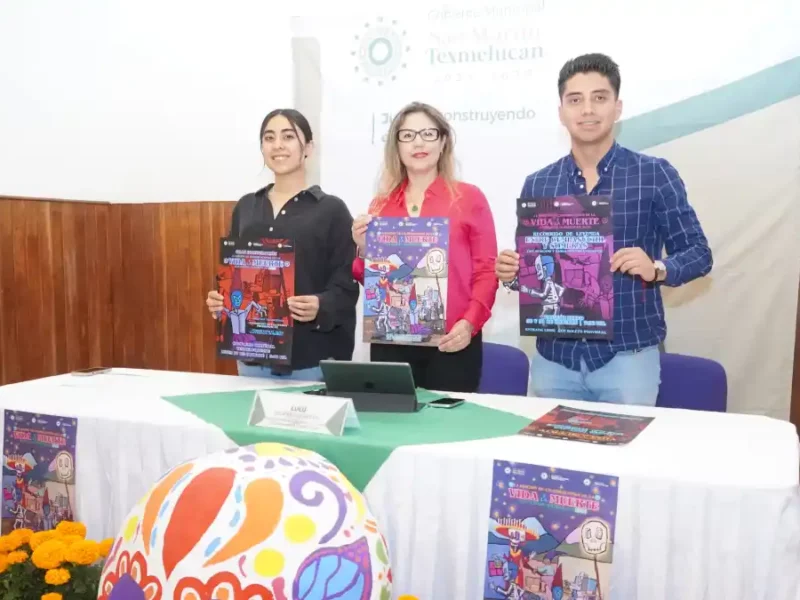 Gobierno de Texmelucan presenta la 13 edición de las Celebraciones de la Vida y la Muerte