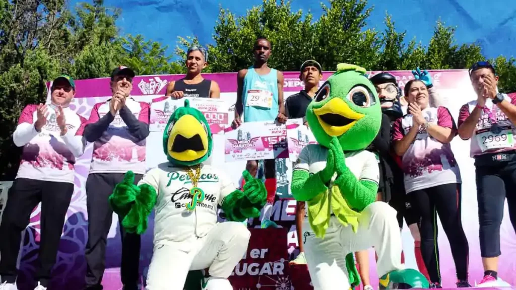 Marcela Seynos y Eliud Kipkorir conquistan el Medio Maratón Puebla 2025