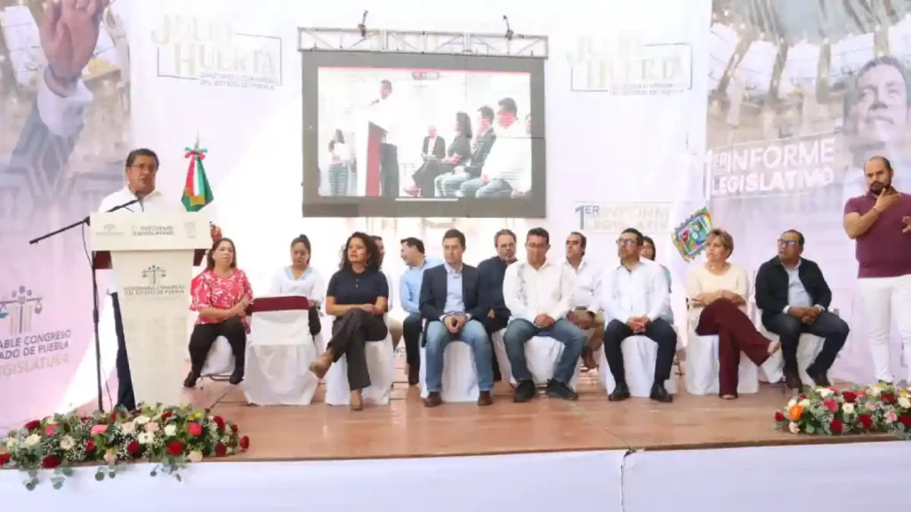La transformación se construye todos los días con trabajo: Julio Huerta en Primer Informe de Actividades Legislativas