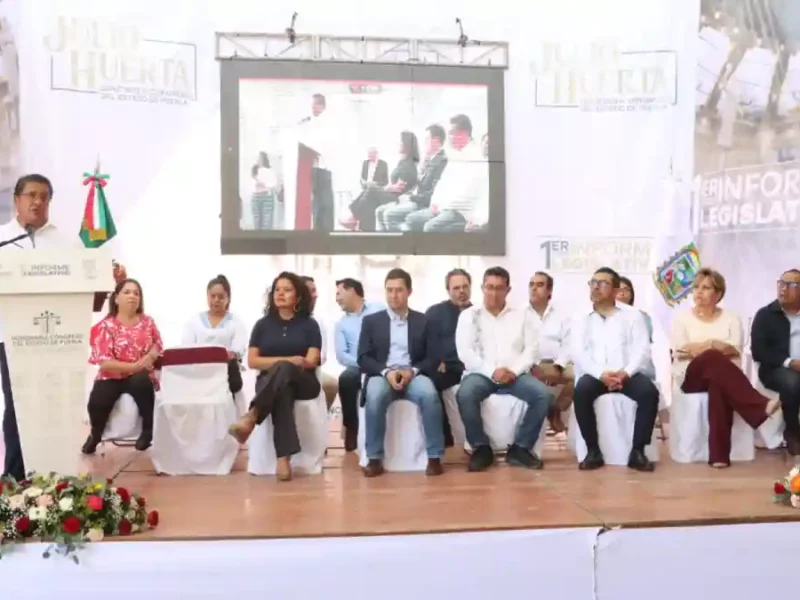 La transformación se construye todos los días con trabajo: Julio Huerta en Primer Informe de Actividades Legislativas
