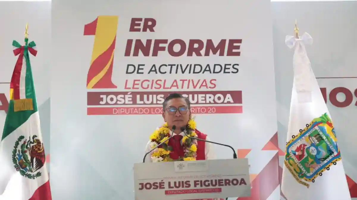 Diputado José Luis Figueroa presentó Primer Informe de Actividades Legislativas