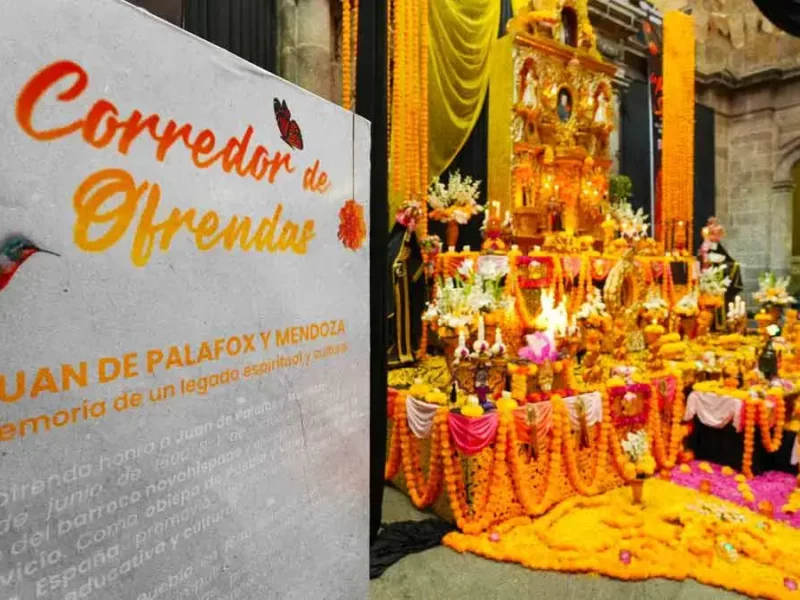 Pepe Chedraui inaugura tapete y ofrenda del festival “La Muerte es un Sueño” en Puebla