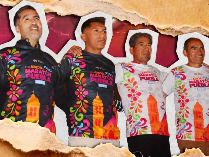 Presentan medalla y playeras oficiales del Maratón Puebla 2025