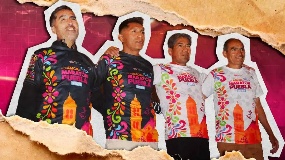 Presentan medalla y playeras oficiales del Maratón Puebla 2025