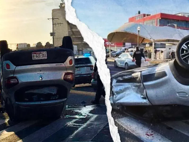 Conductor ignora alto y deja dos heridos y caos vial en Avenida Reforma, Puebla