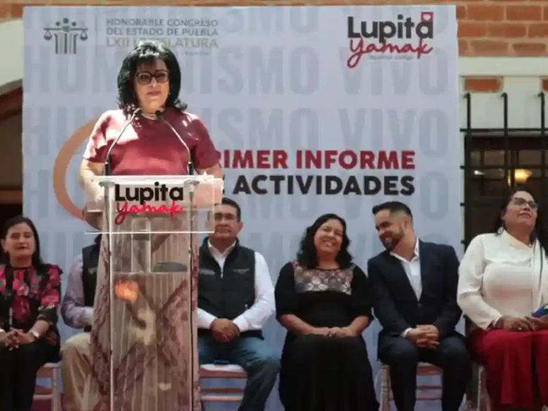 Reitero mi disposición para seguir trabajando por el bienestar de las personas: Guadalupe Yamak en Primer Informe de Actividades