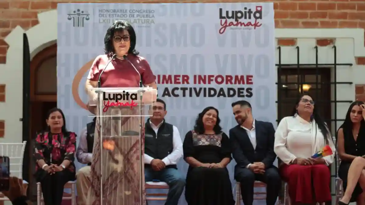 Reitero mi disposición para seguir trabajando por el bienestar de las personas: Guadalupe Yamak en Primer Informe de Actividades